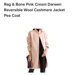 New w/ tags Rag & Bone Reversible Darwen Coat